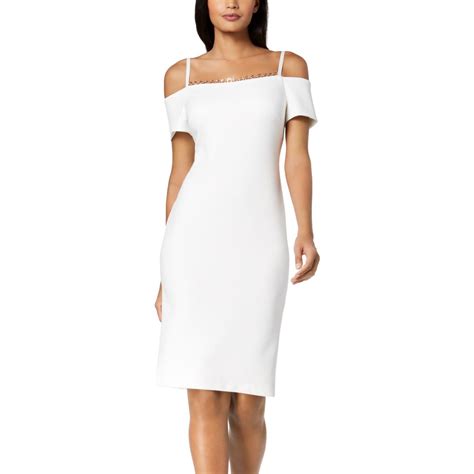 calvin klein white cocktail dresses|calvin klein dresses formal.